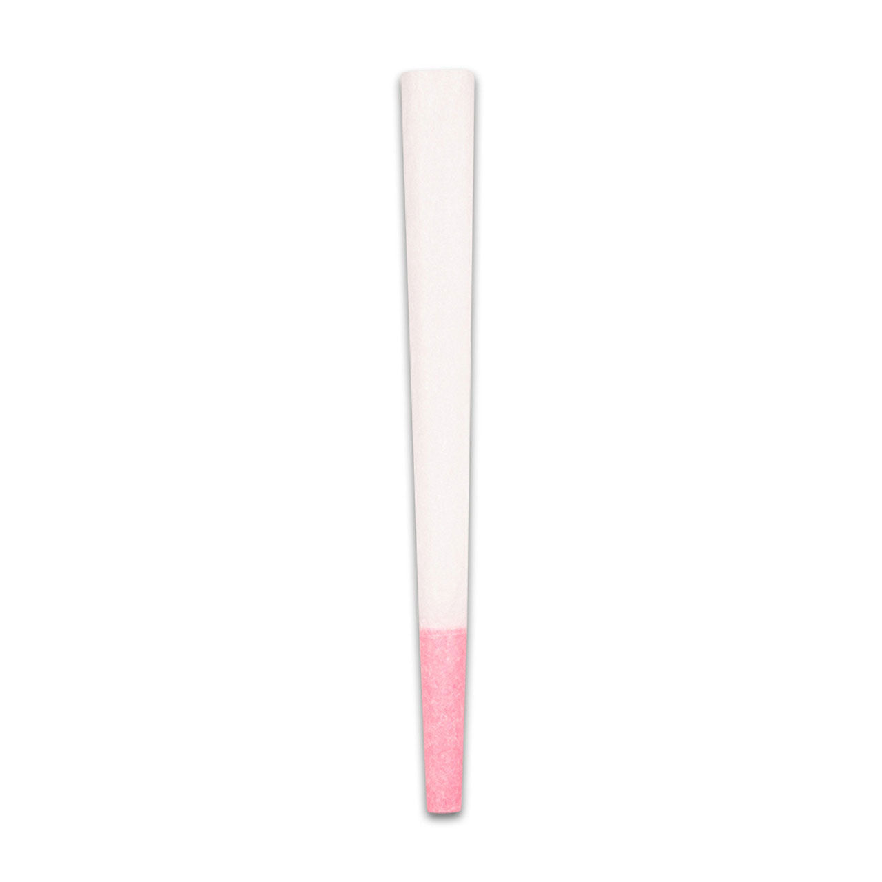 Custom Cones USA 109mm Pre-Rolled Cones, Refined White Paper with Pink Tip - Case of 800