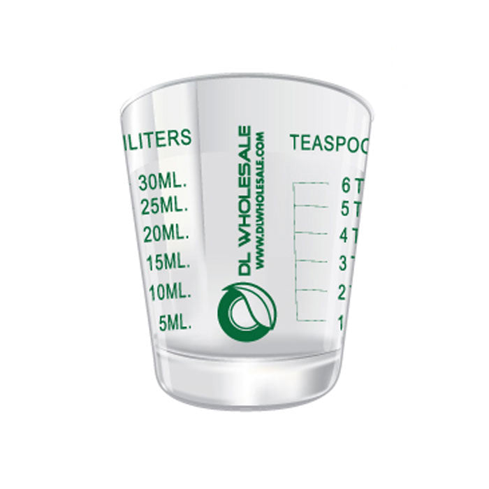 DL Wholesale Xacto Measuring Shot Glass, 1 oz., Pack of 12