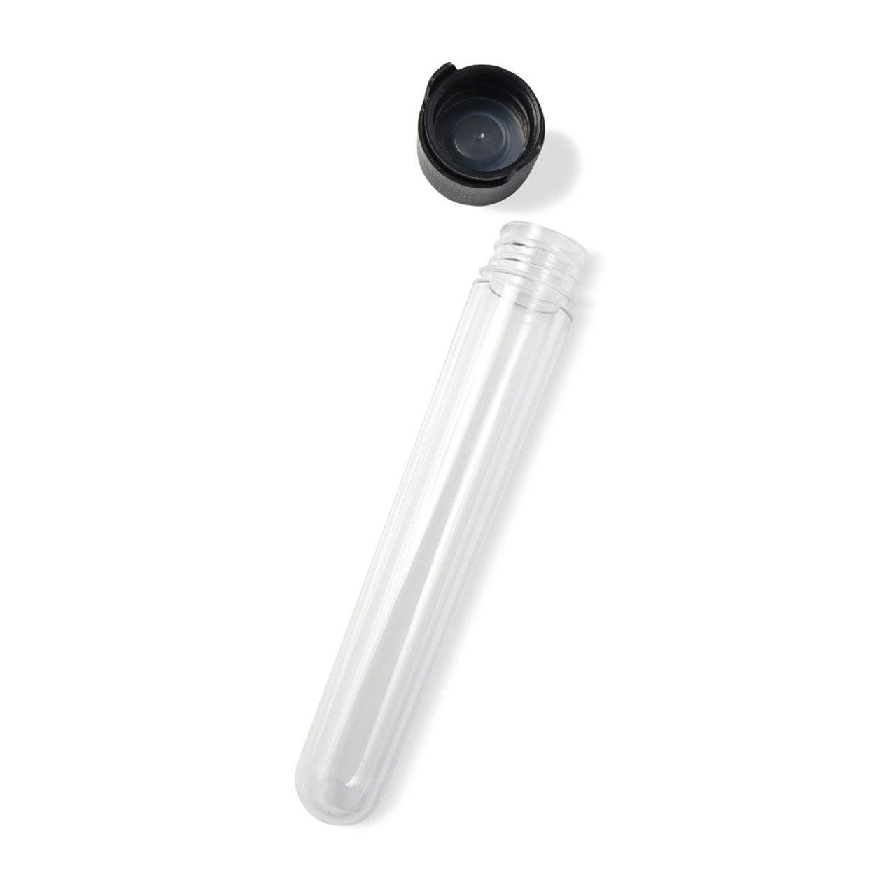 Custom Cones USA 120mm Super Seal Child Resistant, Tamper Evident, and Air-Tight Pre-Roll Tapered Tubes, Clear - Case of 500
