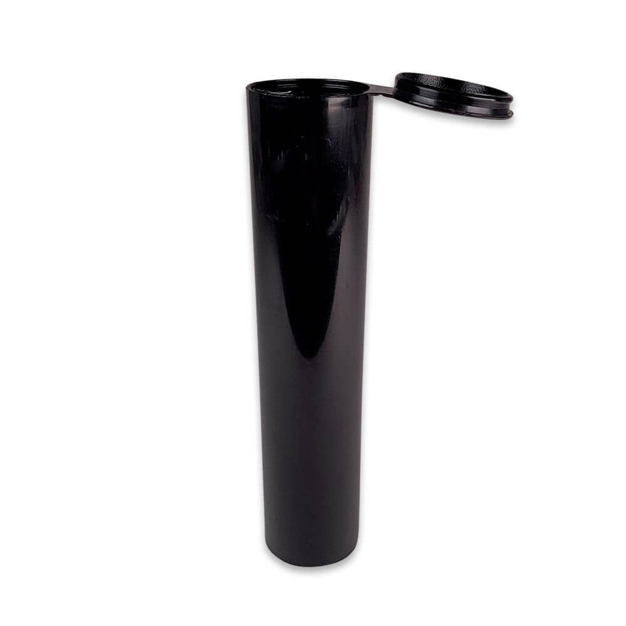 Custom Cones USA 114mm Extra Wide Mouth Child Resistant Pre-Roll Tubes, Black - Case of 450
