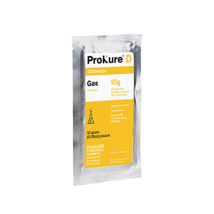 Prokure D - 10 Gram Chlorine Dioxide Extended Release Gas, 1000 cu. Ft., Case of 12 Packets