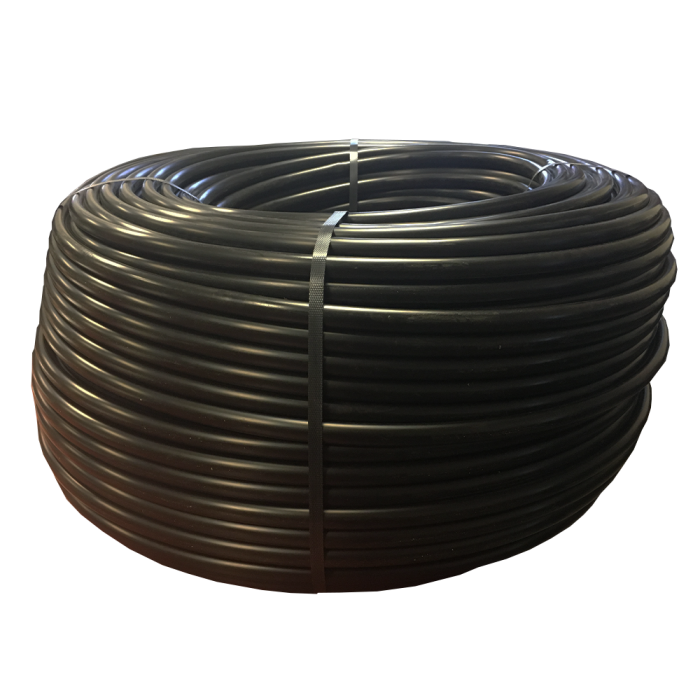 DIG 1/2 Inch Polyethylene Distribution Tubing, Black, 0.600 Inch ID x 0.700 Inch OD - 1000 Feet