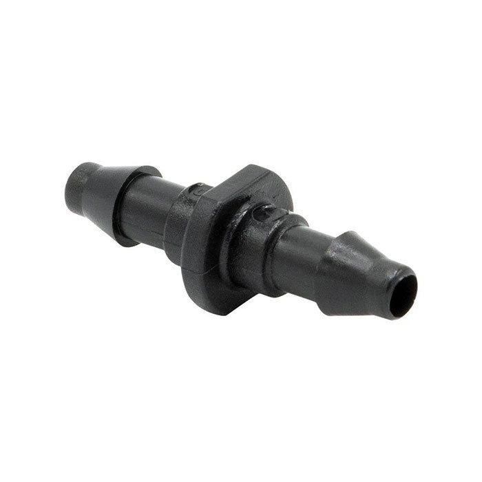 DIG Barbed Short Straight Connector Fitting, Black, 1/4 Inch - Pack of 1200