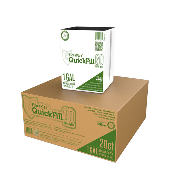 FloraFlex QuickFill Bag, 60% WHC, 1 Gallon, Case of 20