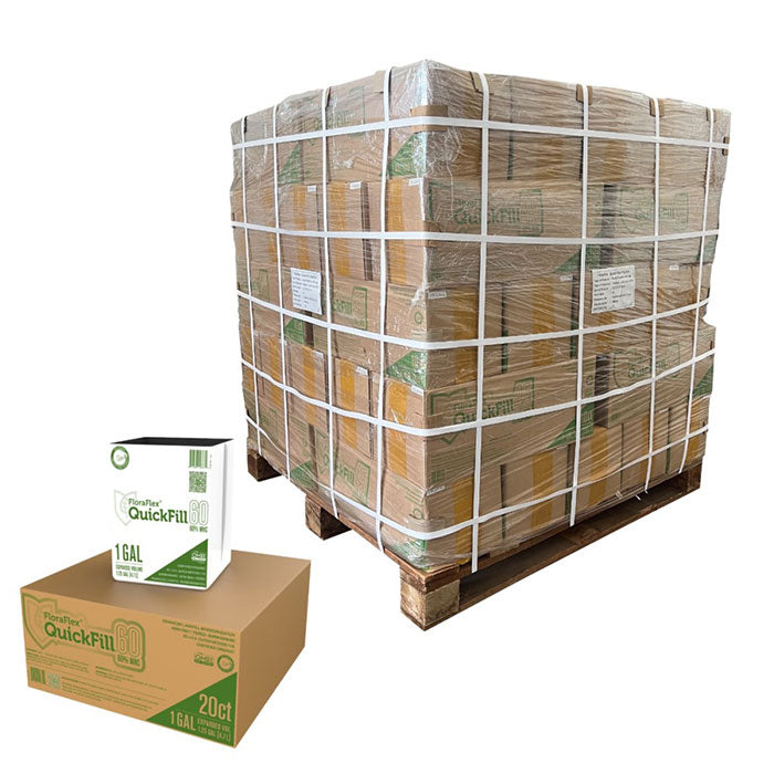 FloraFlex QuickFill Bag, 60% WHC, 1 Gallon, Pallet of 2000
