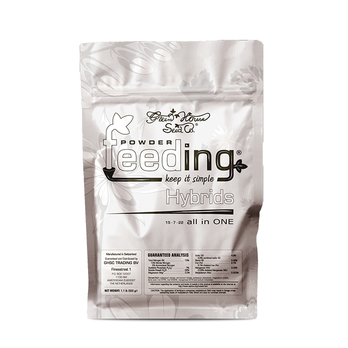 Green House Feeding Mineral Line Hybrids