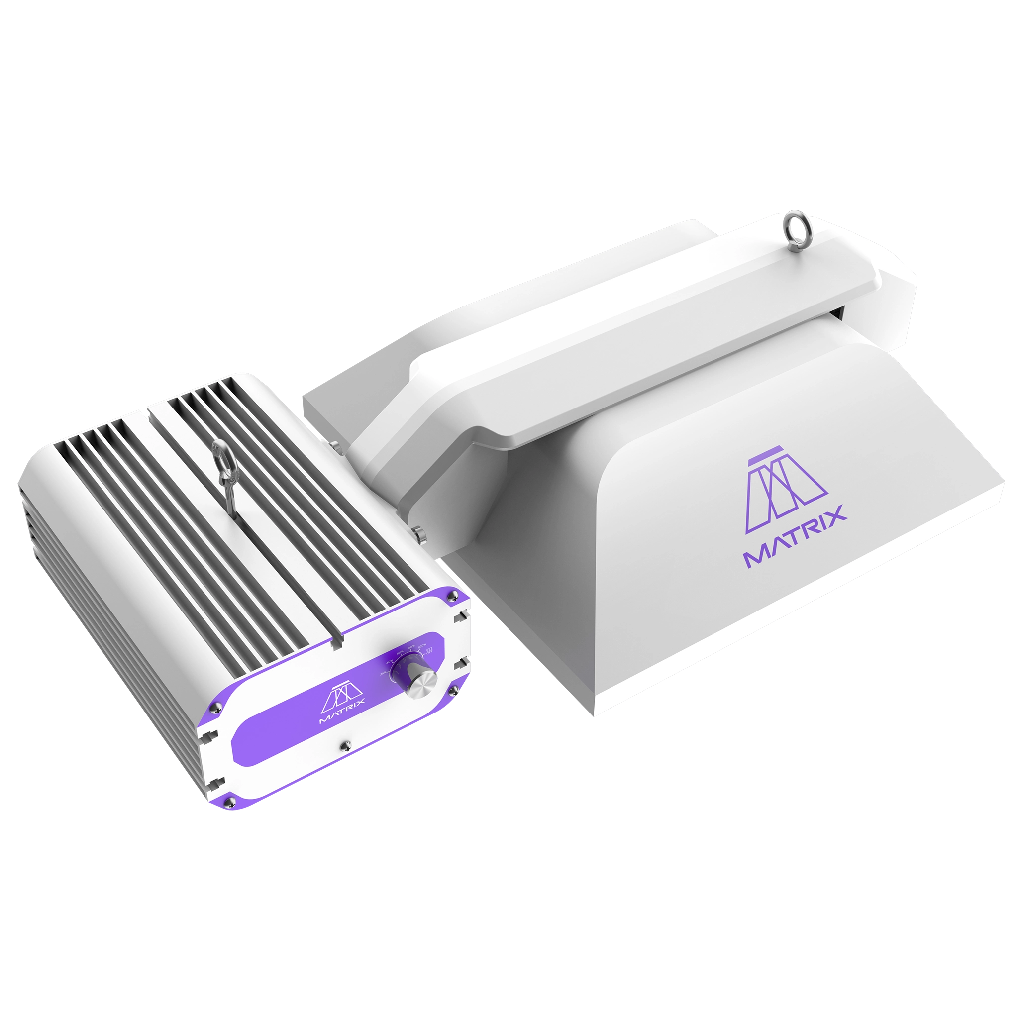 Matrix 1,000 Watt Double Ended HPS Grow Light Fixture With HPS Lamp, 240 Volt