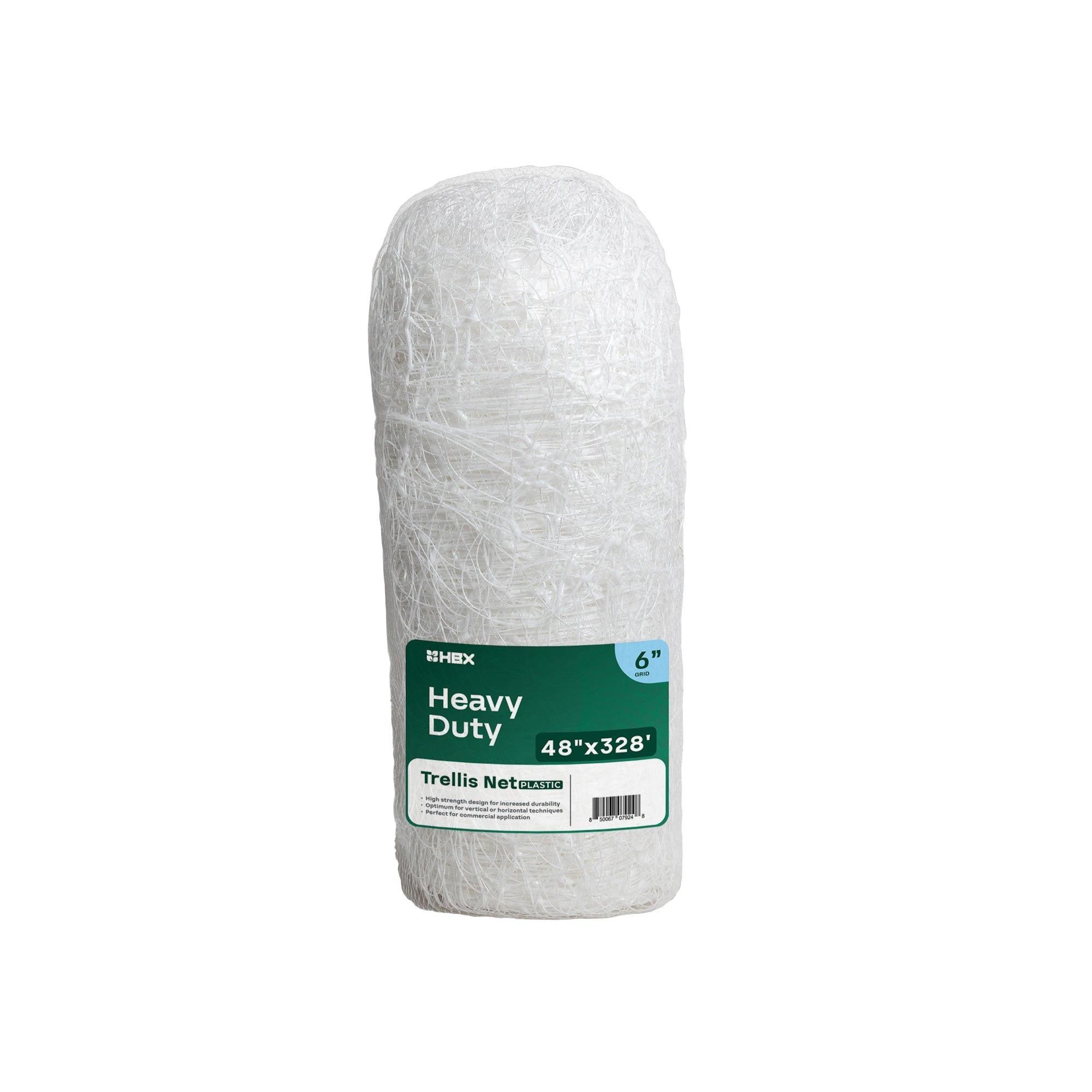 HBX Heavy-Duty Plastic Garden Trellis Netting