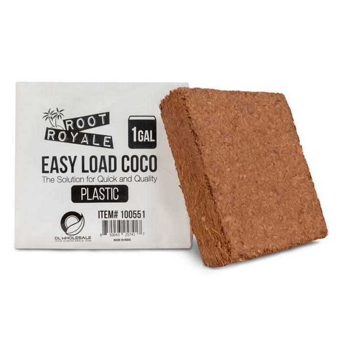 Root Royale Easy Load Coco Plastic Grow Bag, 1 Gallon - Case of 64