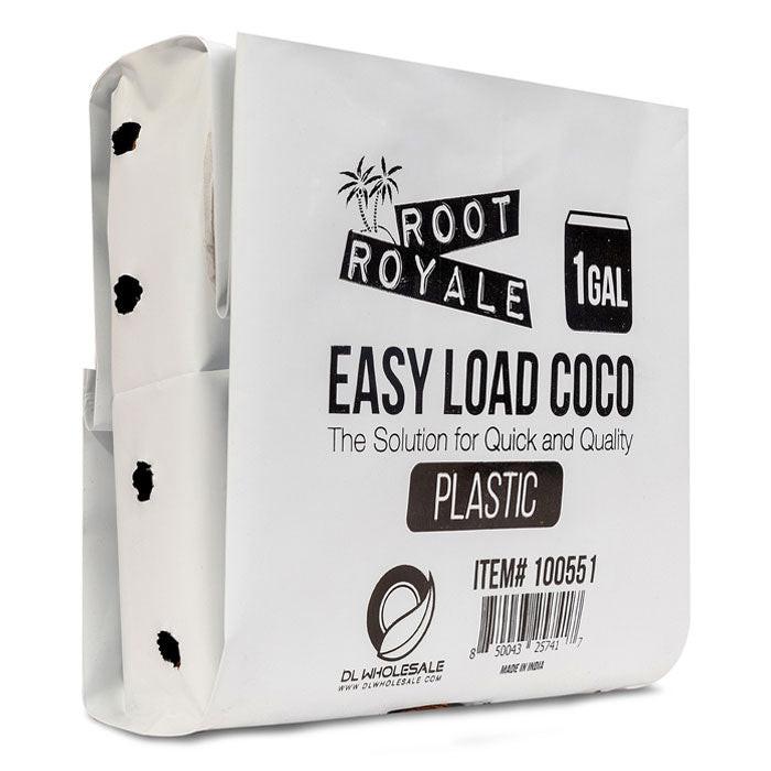 Root Royale Easy Load Coco Plastic Grow Bag, 1 Gallon - Case of 64