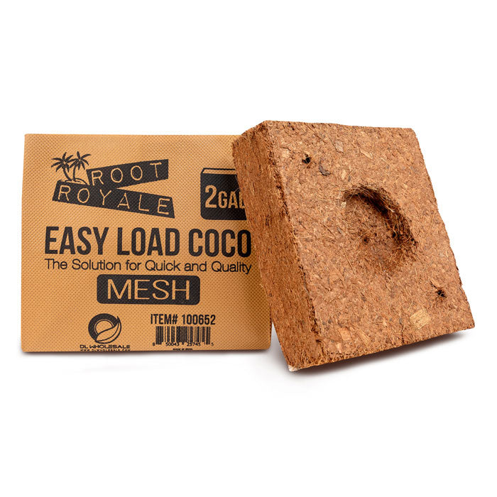 Root Royale Easy Load Coco Mesh Grow Bag, 2 Gallon - Case of 30