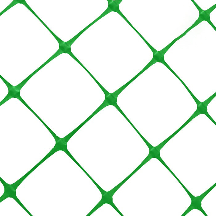 DL Wholesale VineLine Green Plastic Garden Trellis Netting Roll with 6" Squares, 4' x 1000'