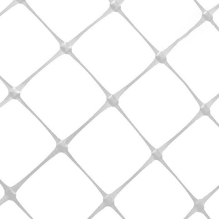 DL Wholesale VineLine White Plastic Garden Trellis Netting Roll with 4" Squares, 5' x 3300'