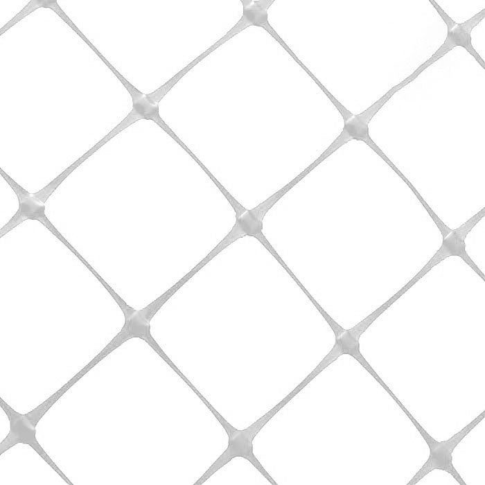 DL Wholesale VineLine White Plastic Garden Trellis Netting Roll with 6" Squares, 6' x 1000'