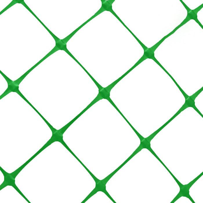 DL Wholesale VineLine Green Plastic Garden Trellis Netting Roll with 6" Squares, 4' x 3300'
