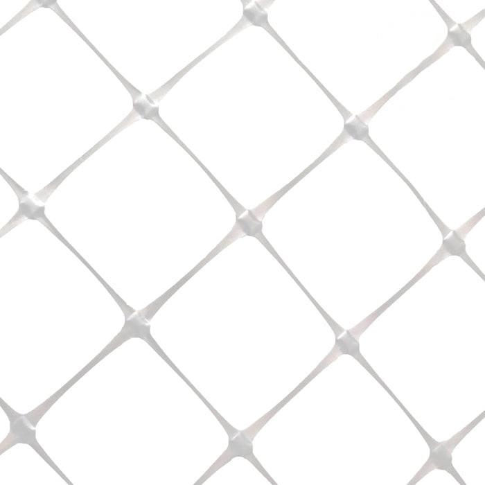 DL Wholesale VineLine White Plastic Garden Trellis Netting Roll with 6" Squares, 6.5' x 100'