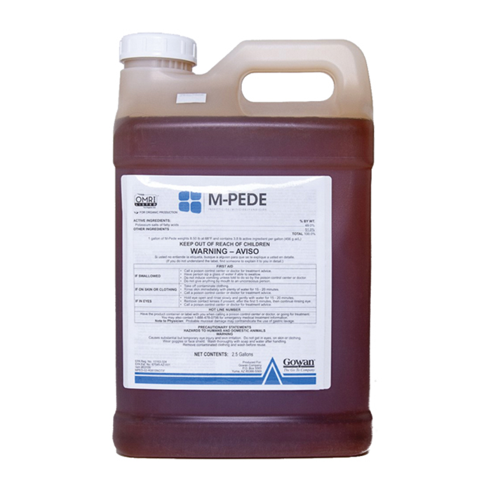 Gowan M-Pede Organic Fungicidal, Miticidal & Insecticidal Soap, 2.5 Gallons