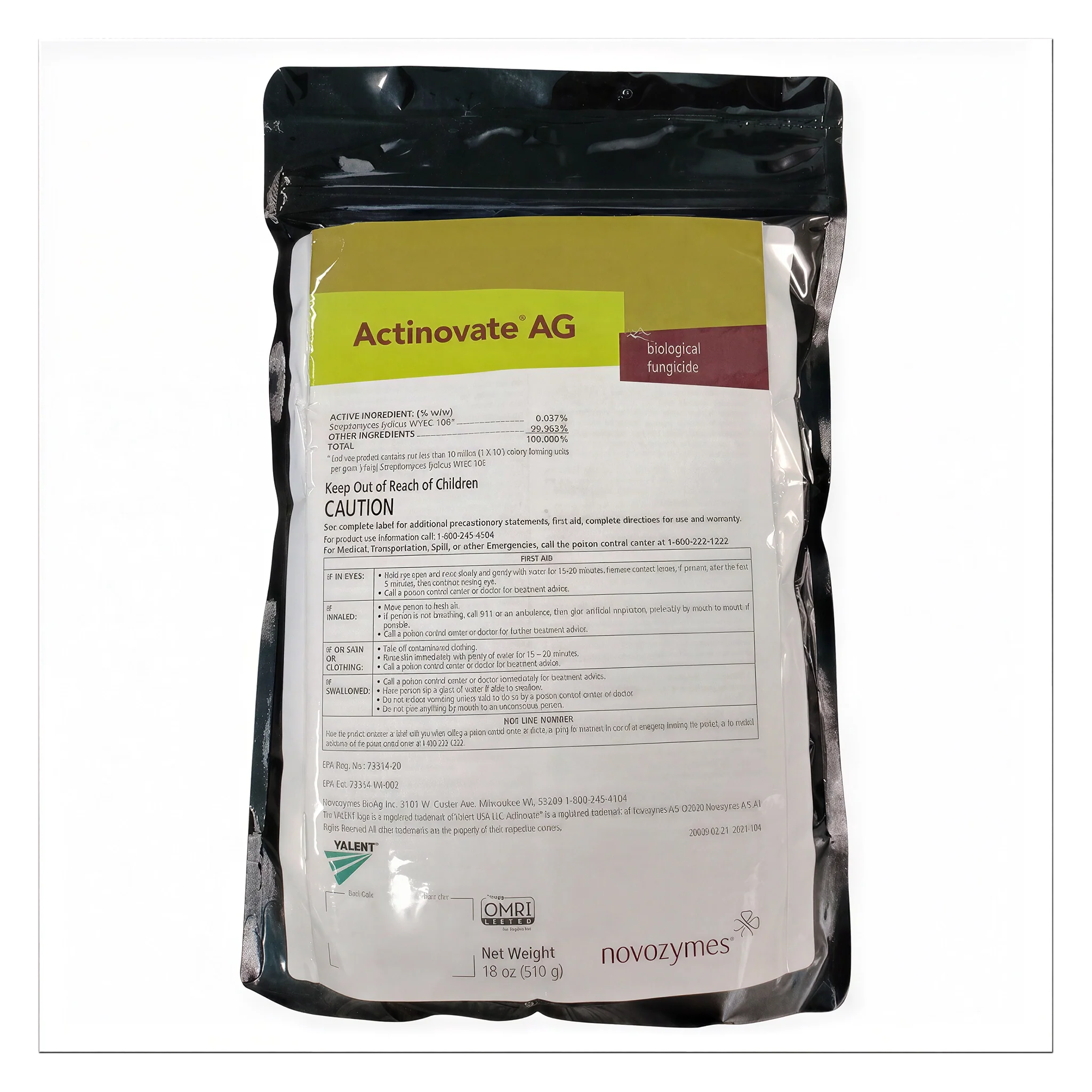 Actinovate AG Organic Fungicide & Bactericide, 18 Dry Ounces