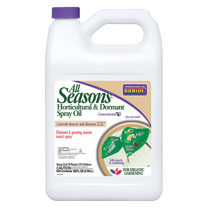 Bonide All Seasons Horticultural & Dormant Spray Oil Concentrate, 1 Gallon
