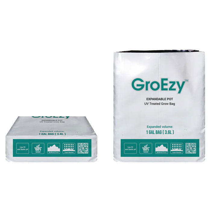 The Coco Depot GroEzy Expandable Pot in UV Treated Grow Bag