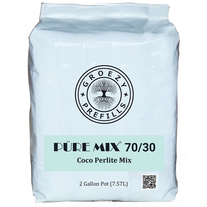 The Coco Depot GroEzy 70/30 Coco Perlite Prefilled Grow Bag, 2 Gallon - Pallet of 432 Bags
