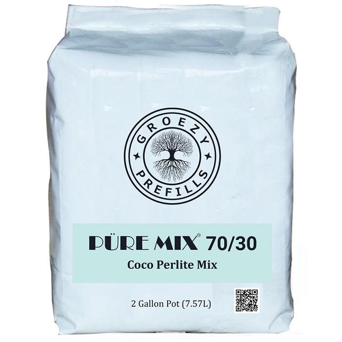 The Coco Depot GroEzy 70/30 Coco Perlite Prefilled Grow Bag, 2 Gallon - Pallet of 432 Bags