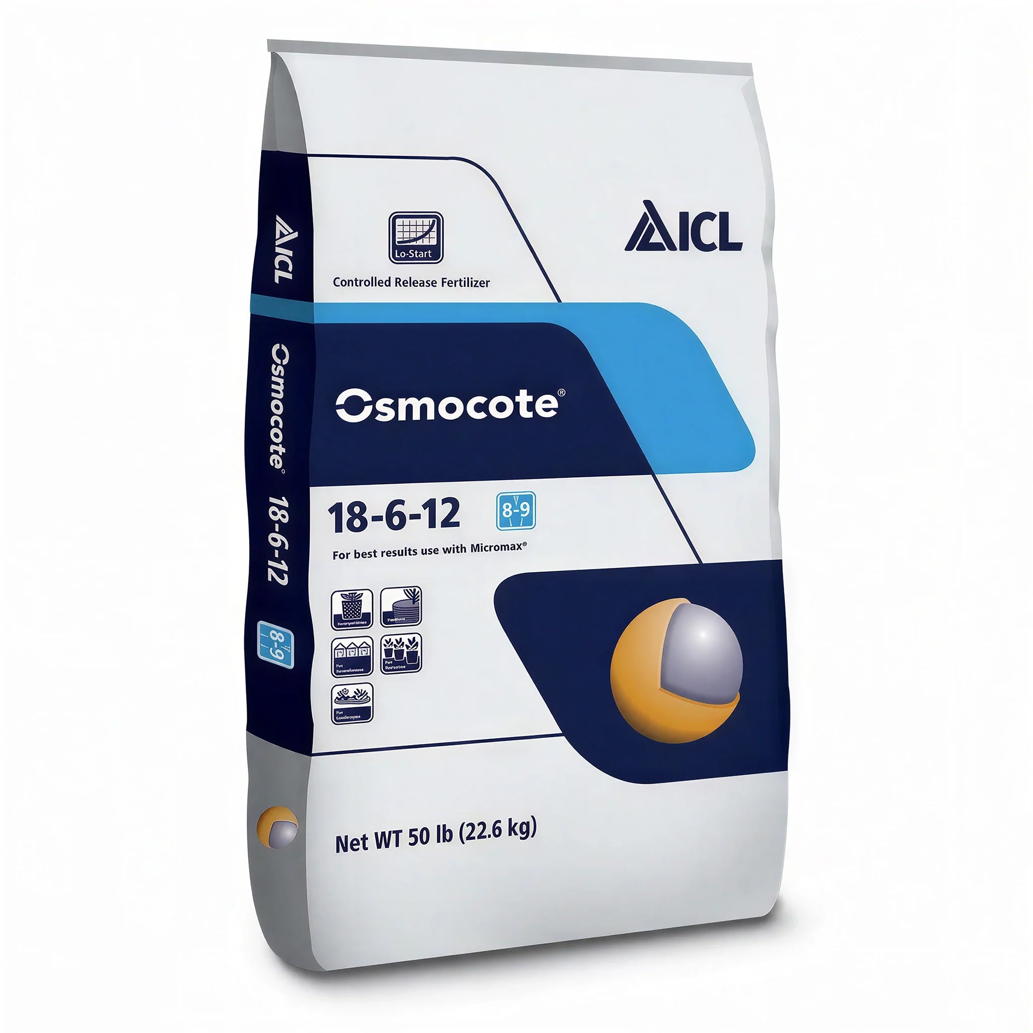 Osmocote Classic 18-6-12, 8-9 mo. Controlled-Release Fertilizer, 50 lbs.
