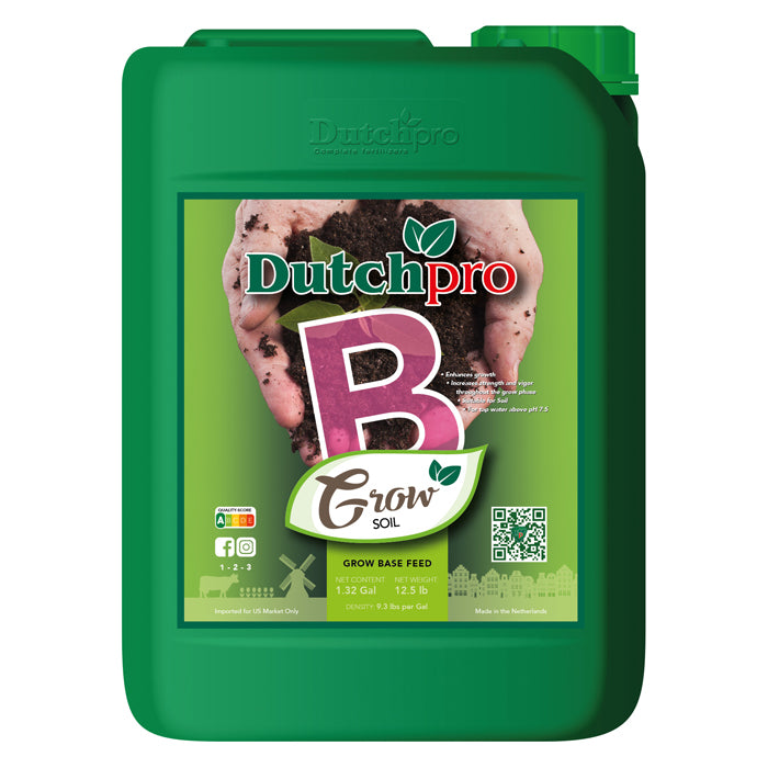 DutchPro Base Feed Grow Soil B, 5 Liter - Hard Water