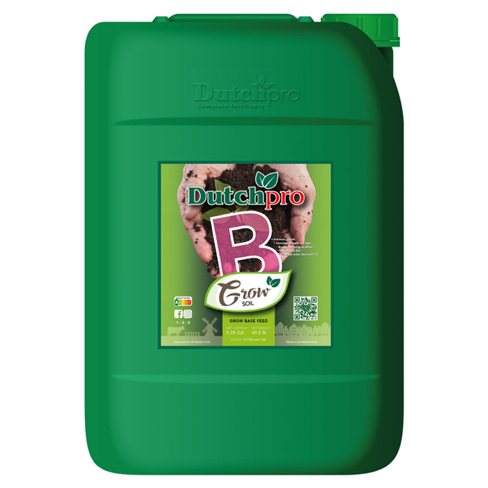 DutchPro Base Feed Grow Soil B - Hard Water