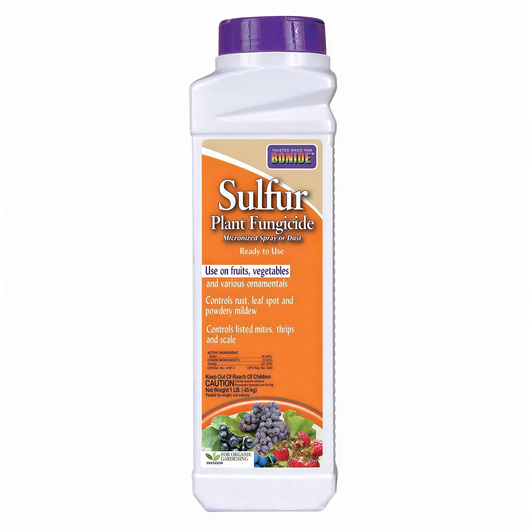 Bonide Sulfur Plant Fungicide Micronized Spray or Dust