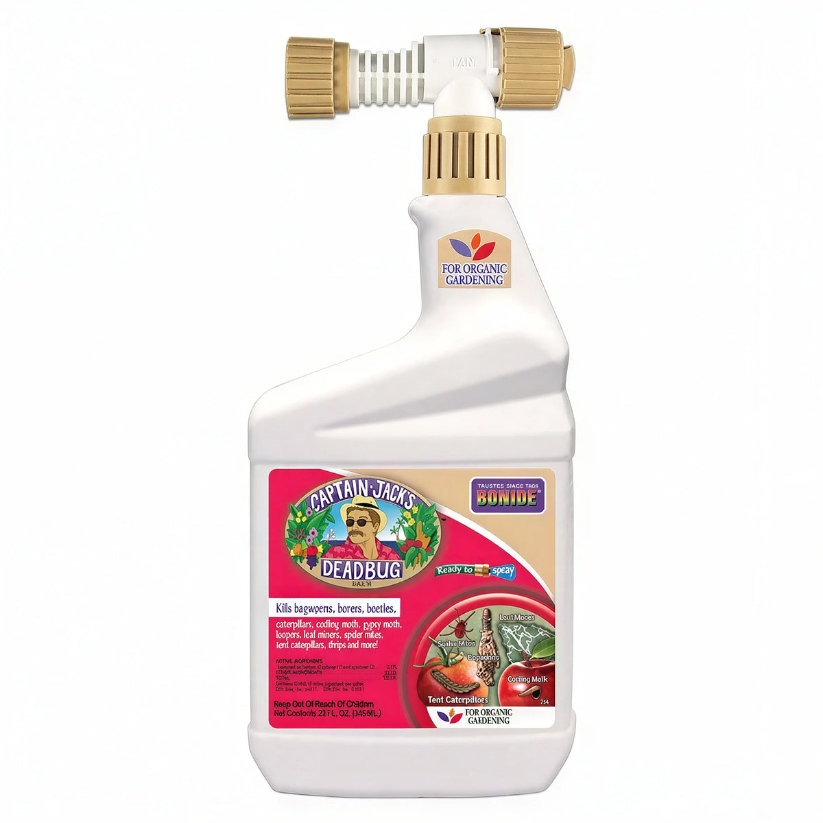 Bonide Captain Jack's Deadbug Brew Ready-to-Use Hose-End Sprayer, 32 Ounces