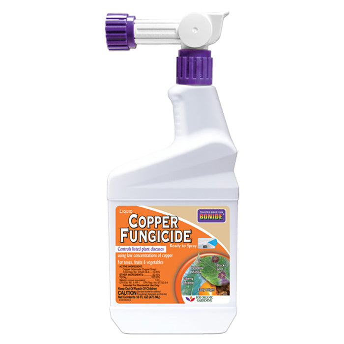 Bonide Liquid Copper Fungicide Ready-to-Spray Hose-End, 16 Ounces