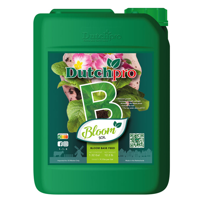 DutchPro Base Feed Bloom Soil B, 5 Liter - Hard Water