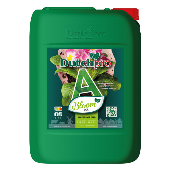 DutchPro Base Feed Bloom Soil A, 10 Liter - Hard Water