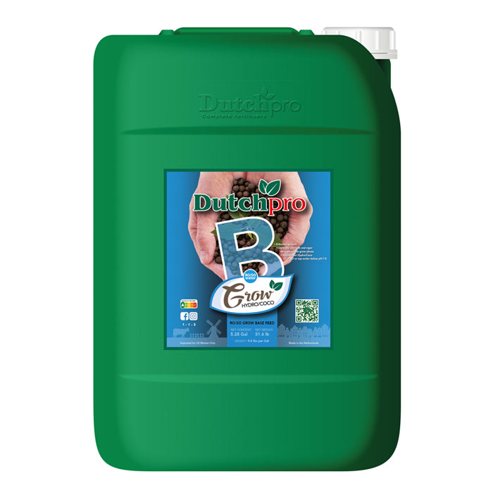 DutchPro Base Feed Grow Hydro/Coco B, 20 Liter