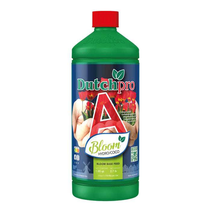 DutchPro Base Feed Bloom Hydro/Coco A, 1 Liter - Hard Water