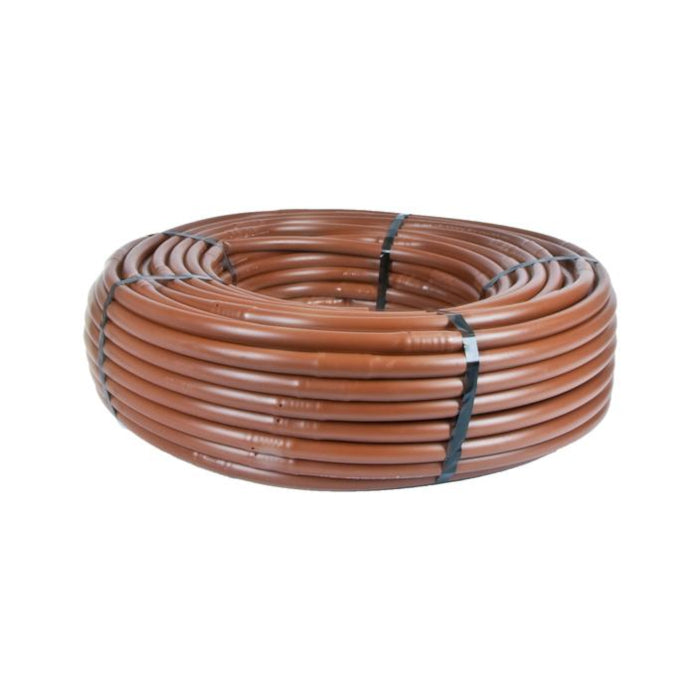 DIG Excel Series 17 mm Pressure Compensating Dripline with Built-In Check Valve, 12 Inch Emitter Spacing, 0.6 GPH, Brown - 1000 Feet