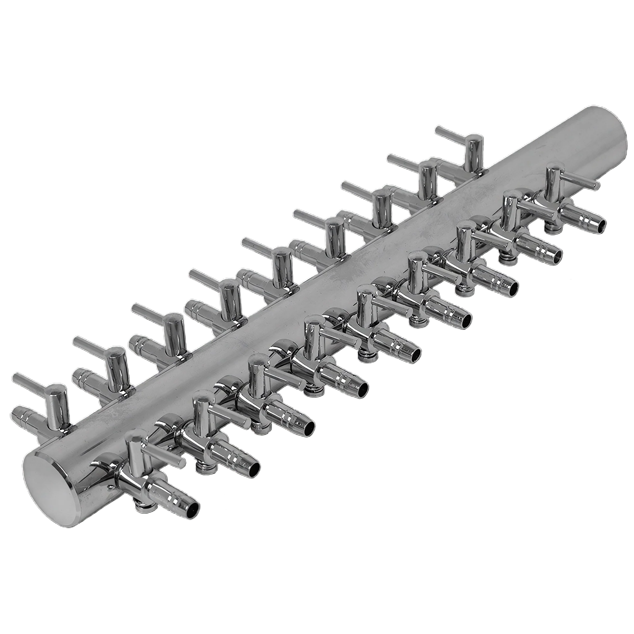 Hailea Steel Manifold, 18 Valves