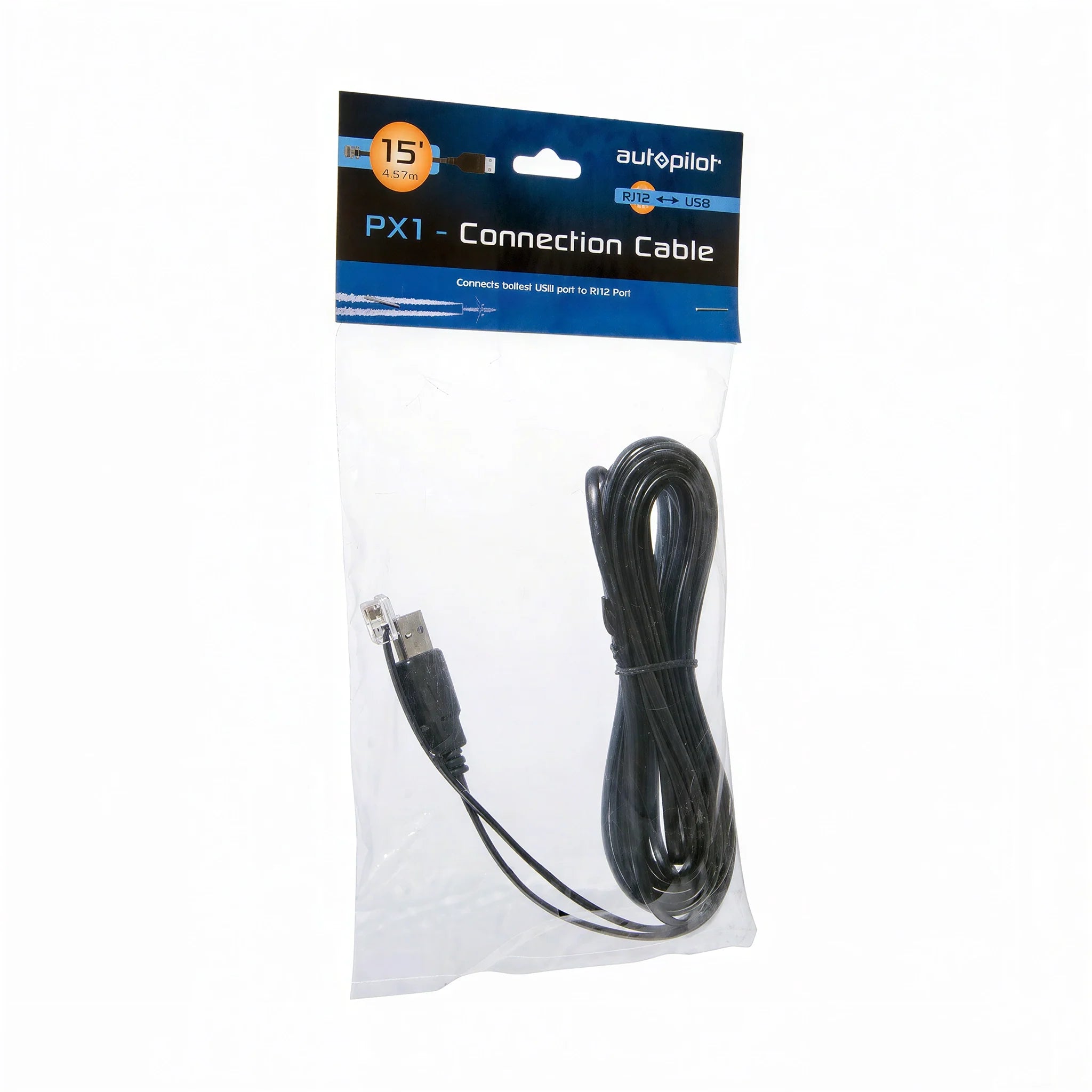 Autopilot RJ12-USB Cord, 15'