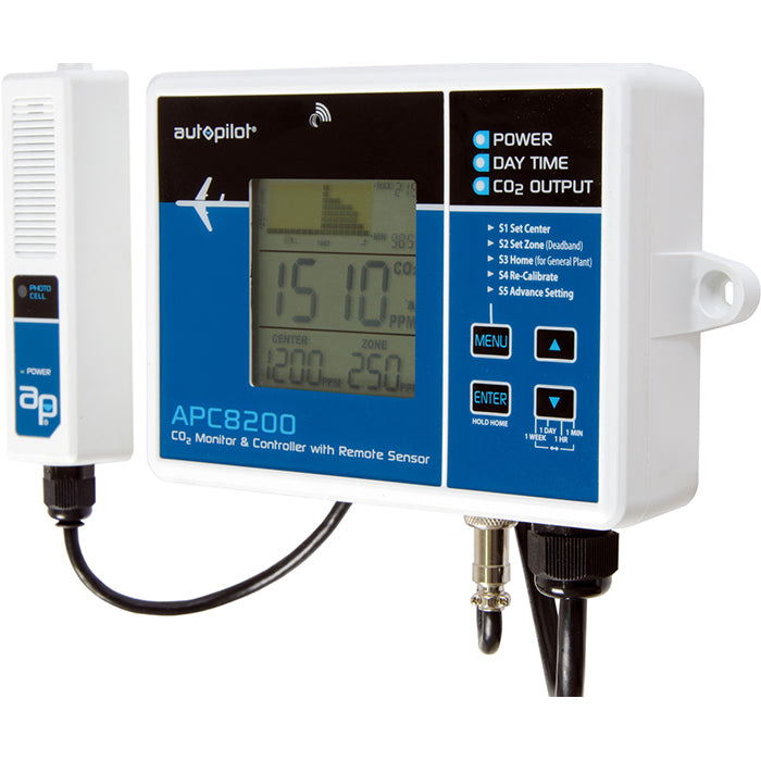 Autopilot CO2 Monitor & Controller w/15' Remote Sensor