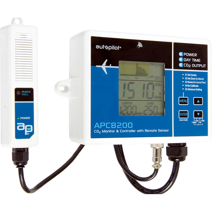 Autopilot CO2 Monitor & Controller w/15' Remote Sensor