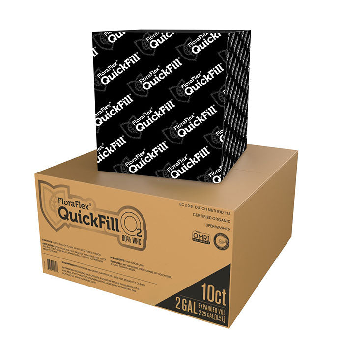 FloraFlex QuickFill O2 Bag, 60% WHC, 2 Gallon, Case of 15