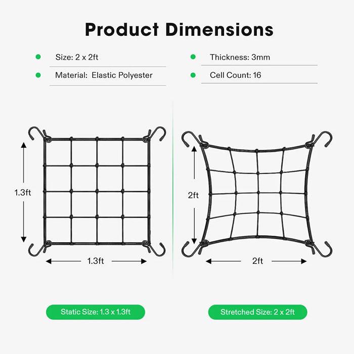 Vivosun Elastic Trellis Netting, 2' x 2'