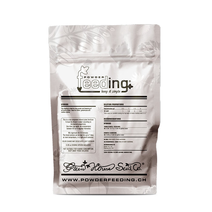 Green House Feeding Mineral Line Hybrids