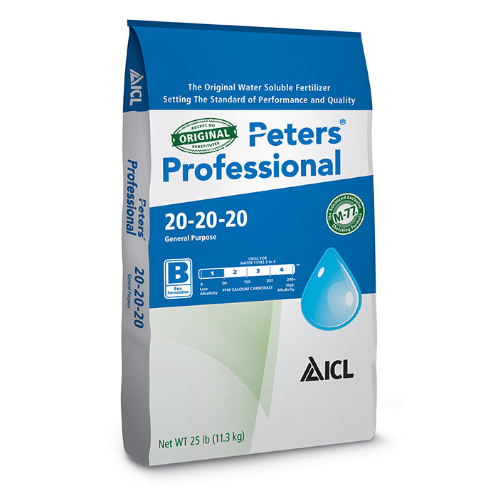 Peters Professional 20-20-20 General Purpose Fertilizer, 25 lbs.