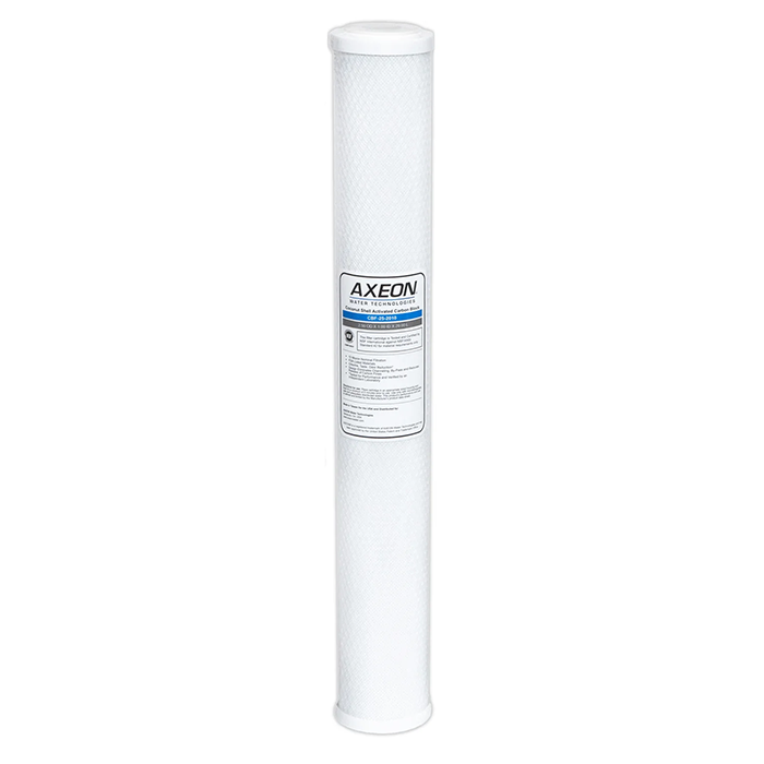 AXEON CBF-25-2010 Coconut Carbon Block Filter Cartridge, 2.5 Inch x 20 Inch