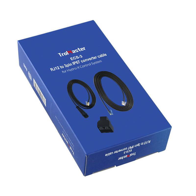 TrolMaster Hydro-X RJ12 to 3 Pin IP67 Convertor Cable Set