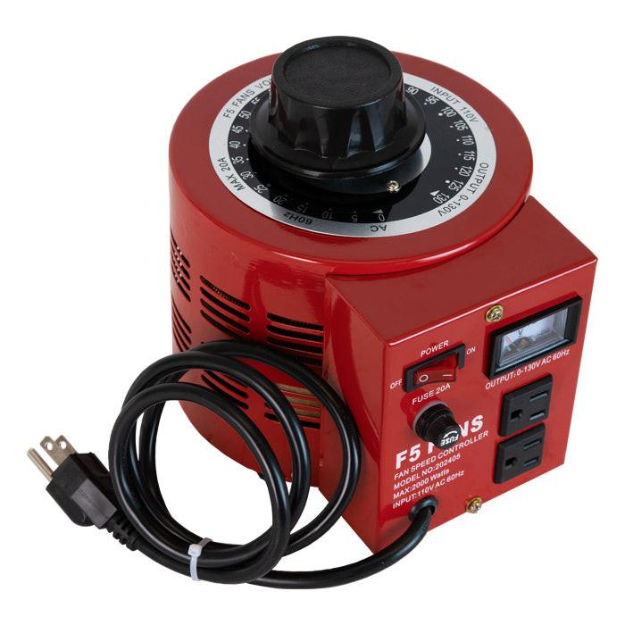 DL Wholesale F5 Dual Outlet Variable Voltage Speed Controller, 120 Volt/20 Amps