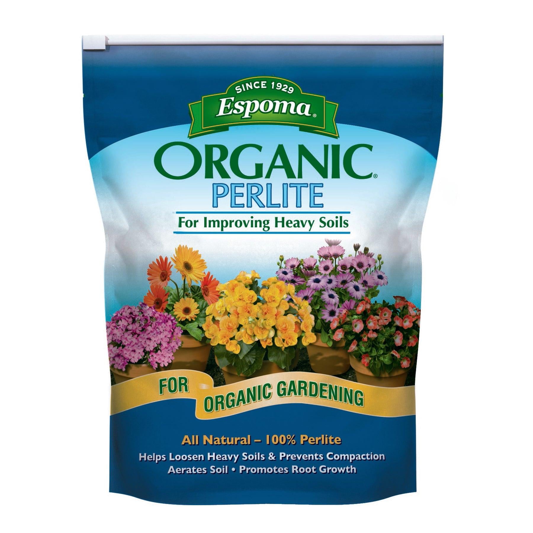 Espoma Organic Perlite, 8 Qt. Bag, Case of 6.