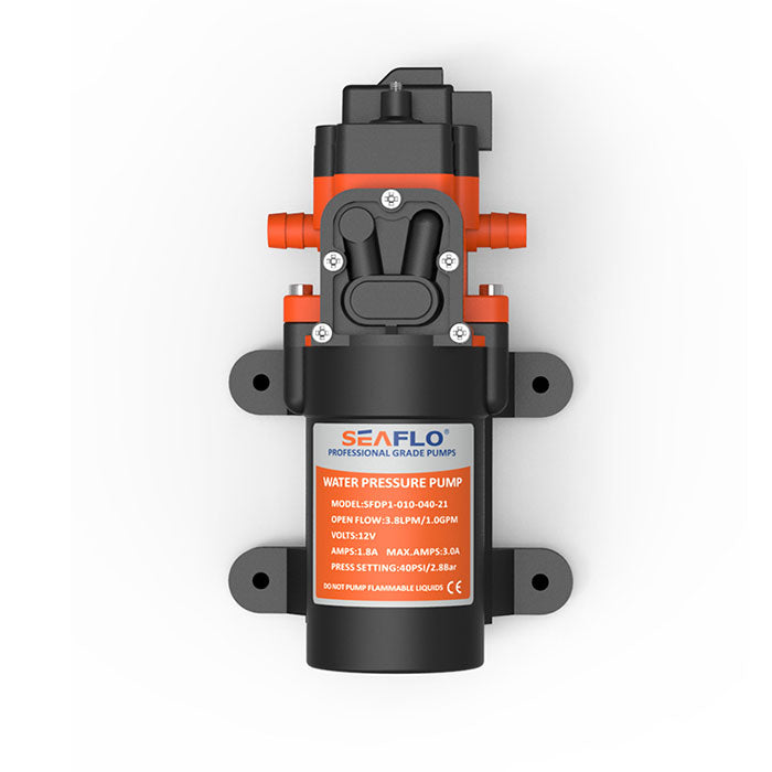 SEAFLO 21-Series Diaphragm Water Pump, 24VDC, 1.2 GPM